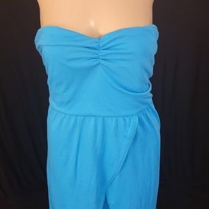 Strapless High Low Dress